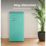 EVVO Frigorífico Mini F26 Retro Verde Aquamarina, 95 l, vintage, bajo consumo, silencioso – Image 3