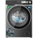 Cecotec Lavadora 8Kg Carga Frontal Bolero DressCode 8970 Direct Drive Steel. Motor Direct Drive, 1400RPM, 11 Programas