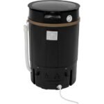 Mini lavadora portátil multifunción con cesta de centrifugado, color negro – Image 4