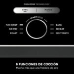 Ninja – Freidora sin aceite 9,5L – AF400EU – Potencia 1800W – Tecnología de cocción rápida – Image 4