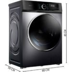 Cecotec Lavadora 7Kg Bolero DressCode 7500 Inverter Steel A. 16 Programas, Baso Consumo, Motor Inverter plus, SteamMax, Pearl Drum, Delay Start, Drum Clean, Display, Allergy Care, Función Stop&Go – Image 2