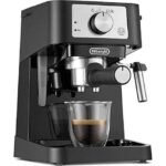 Delonghi – Cafetera monodosis De’Longhi Stilosa negra – Potencia 1100W – Presión 15 bares – Espumador de leche integrado – Depósito 1L – Image 6