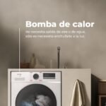 EVVO Secadora 8 kg bomba de calor S8, Clase energética E, Airfresh, Sensor de humedad, Antiarrugas, Inicio diferido, inox – Image 5
