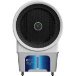 Climatizador evaporativo 250W para 80m2 – Ventilador axial 6000m3/h – 3 niveles de velocidad – Depósito de agua 80L – M Confort