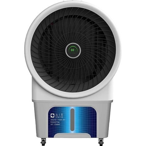 Climatizador evaporativo 250W para 80m2 – Ventilador axial 6000m3/h – 3 niveles de velocidad – Depósito de agua 80L – M Confort