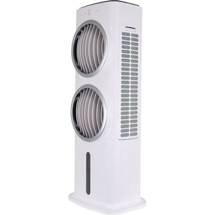 Climatizador evaporativo 90W para 30m² – Caudal de aire 1600m³/h – 5 velocidades y función swing – Depósito 9L – M Confort