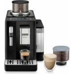 Cafetera expreso automática DeLonghi – Capacidad 1,4L – Pantalla táctil 3,5" – 8 bebidas personalizables – Espumador de leche integrado