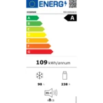 Hisense RB440N4ACA – Frigorifico Combi Nofrost A Alto 201.7 Cm Ancho 59.5 Cm Inox – Image 3