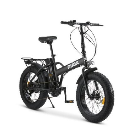 Nilox X5 Pro eBike Bicicleta Electrica 25Km/h Ruedas FAT 20'' 250W 60Km Autonomia + Luces