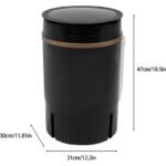 Mini lavadora portátil multifunción con cesta de centrifugado, color negro – Image 5