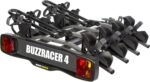 Buzz Rack Buzzracer 4 Portabicicletas de enganche 7 Clavijas - 4 Bicicletas Negro - Imagen 4