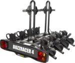 Buzz Rack Buzzracer 4 Portabicicletas de enganche 7 Clavijas - 4 Bicicletas Negro