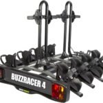 Buzz Rack Buzzracer 4 Portabicicletas de enganche 7 Clavijas - 4 Bicicletas Negro