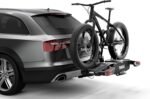Portabicicletas Thule EasyFold XT F Fix4Bike con barra de remolque de 13 pines - 2 bicicletas (compatible con bicicletas eléctricas) negro plateado - Imagen 4