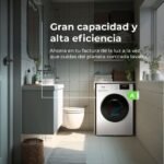 EVVO Lavadora 7 kg Terra N7, 1400 rpm, Clase A, Motor inverter eDRIVE, 16 programas, Lavado 15', Inicio diferido, Blanco – Image 5