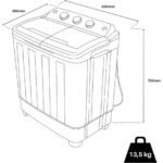 Lavadora portátil Ibiza 5,5Kg (Sin Funda) ideal cámping – Image 5