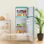 Refrigerador evvo f45 vintage capacidad 215 litros – Image 3