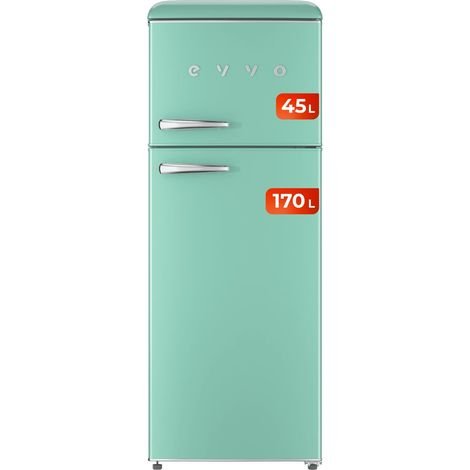 Refrigerador evvo f45 vintage capacidad 215 litros