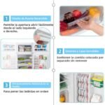 Costway – Frigorífico compacto 90 L con congelador separado – 2 puertas – Luz LED – Refrigeración rápida – Ahorro energético – Funcionamiento silencioso – Image 4