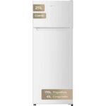 Frigorífico 2 Puertas EVVO F40, 170 l + 41 l, 142,8 cm, Clase E, Blanco