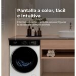 EVVO Lavadora 10 kg Nature R10, 1400 rpm, Clase A, Motor Inverter, 13 programas, vapor, Super Spa, lavado rápido, blanca – Image 4