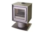 Poêle à bois Juan Panadero Toscana Titanium 11 kW avec volume de chauffe de 320 m³ – Image 3