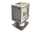 Poêle à bois Juan Panadero Toscana Titanium 11 kW avec volume de chauffe de 320 m³ – Image 2