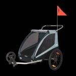 Remolque para bicicletas Thule Coaster XT Kids, azul claro