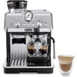 Máquina de café manual DeLonghi La Specialista Arte – 15 bares de presión – Capacidad 1.1L – Compatible con café molido y cápsulas E.S.E.