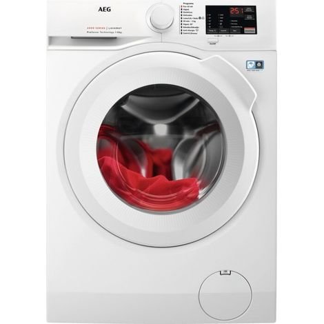 AEG – Lavadora carga frontal 10 kg 1400 rpm – Clase A – Blanco – Tecnología de centrifugado eficiente