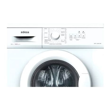 Edesa EWF-6000 WH - Lavadora Carga Frontal 6 Kg 1000 Rpm D Blanco Con Tapa Desmontable