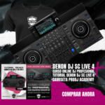 DENON DJ SC LIVE 4 + TUTORIAL + CURSO DJ PROFESIONAL + CAMISETA PRODJ ACADEMY