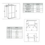 Frigorífico americano Samsung RF59C700EB1/ES – 4 puertas, 649 L, Negro – Image 10
