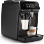 Philips – Cafetera espresso automática – LatteGo para espuma de leche – 4 recetas con un toque – Hasta 5000 tazas sin cal