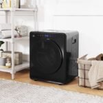 Homcom – Secadora de evacuación 5 kg 1000W – Función antiarrugas y esterilizar – Temporizador y pantalla LED táctil – Tambor de acero inoxidable negro – Image 4