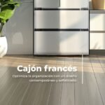 EVVO Frigorífico francés F80X Aqua, Inverter, Total No Frost, 323l + 183l, Dispensador de agua – Image 3