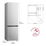 Frigorífico Combi LG GBV7280AMB – Inox, Clase A, 387 L – Image 10