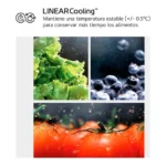 Frigorífico Combi LG GBV7280AMB – Inox, Clase A, 387 L – Image 5