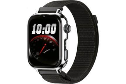 Smartwatch Savefamily Plus 2 Junior Plata Correa Tela Black Night