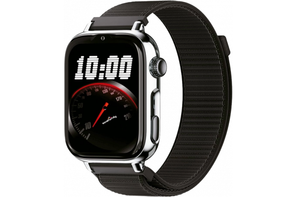 Smartwatch Savefamily Plus 2 Junior Plata Correa Tela Black Night