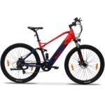 Reebok MTB Sport 29'' Azul Rojo Talla L 70Km Autonomia 250W Bicicleta Electrica Suspension Tasera (Nueva Carton Exterior Deterio