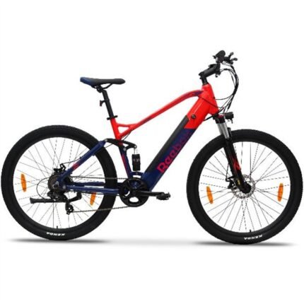 Reebok MTB Sport 29'' Azul Rojo Talla L 70Km Autonomia 250W Bicicleta Electrica Suspension Tasera (Nueva Carton Exterior Deterio