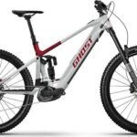 Ghost El MTB E-Riot CF Advanced Rebel Red Misty Gray
