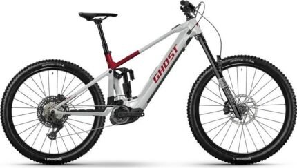 Ghost El MTB E-Riot CF Advanced Rebel Red Misty Gray