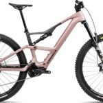 Orbea Rise LT M20 420 Wh 29-inch Electric Mountain Bike, Frame Size M - Pink/Rose Gold/Black