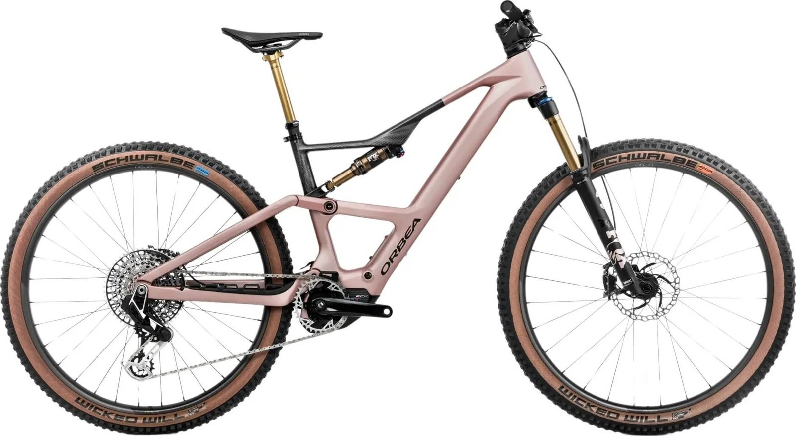 Orbea Rise SL M-LTD Light E Mountain Bike 29" 2025 Desert Rose/Carbon Raw Matte Orbea Rise SL M-LTD Light E Mountain Bike 29" 2025 Desert Rose/Carbon Raw Matte