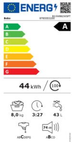 Beko B1XW862WSPT - Imagen 3
